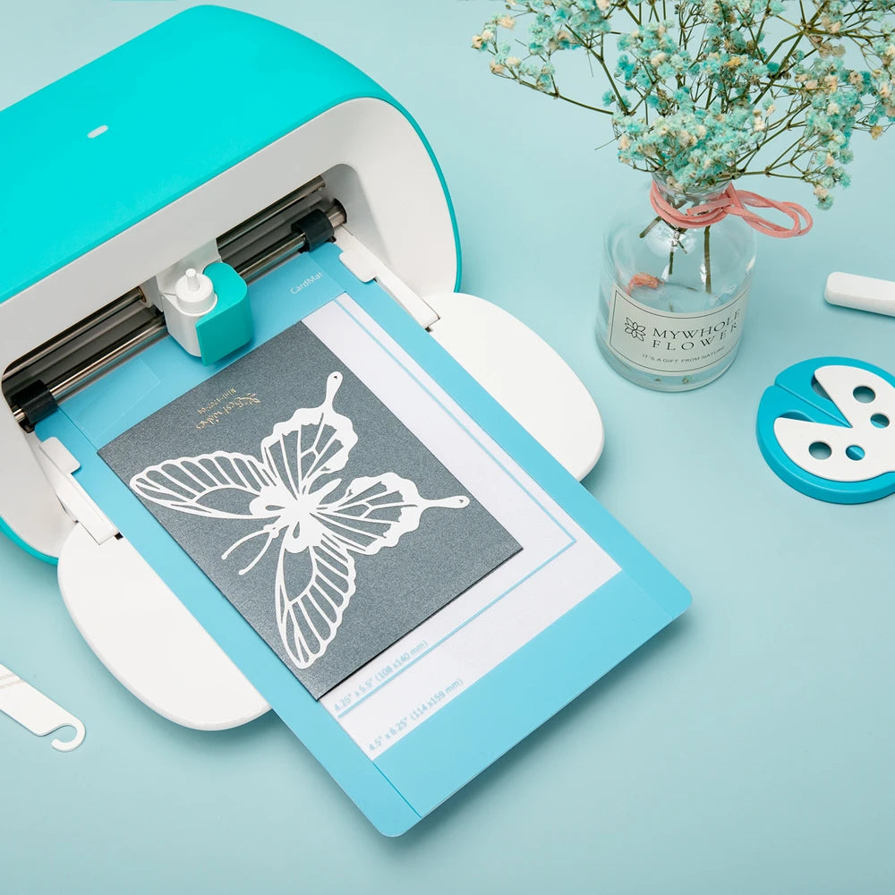Card Mat (4.5x6.25 inch), Adhesive Durable Craft Sticky Cutting Mat for Insert Cards, Replacement Accessories for Cricut Joy