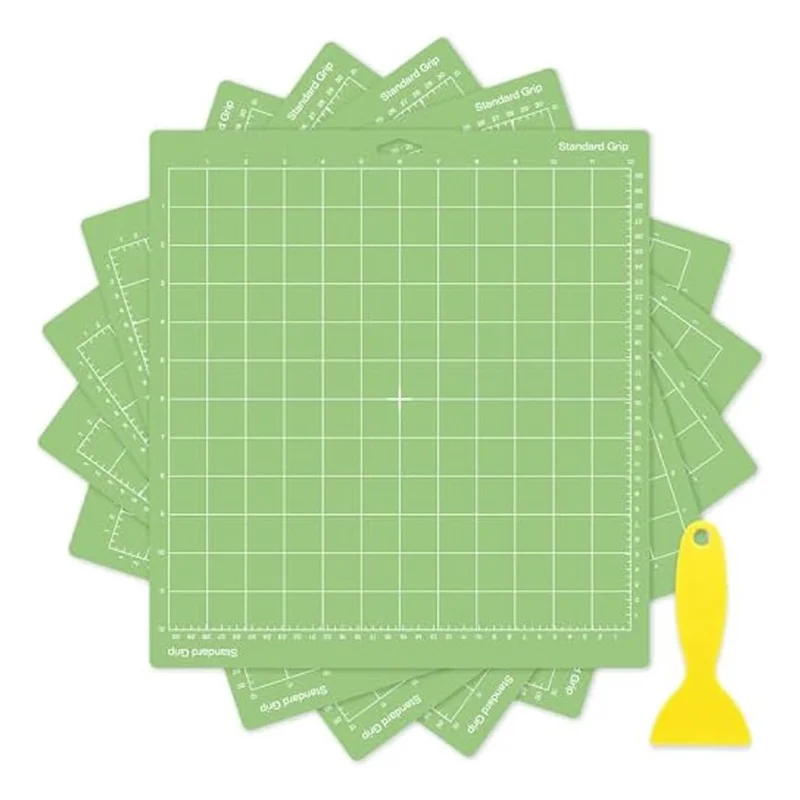 Cricut-kompatibel: 5er-Set Schneidematten 30,5 × 30,5 cm – StandardGrip – Grün (für alle Explore- & Maker-Modelle)