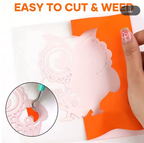 Vinyle de transfert thermique (HTV) compatible Cricut, lot de 14 - 30 x 90 cm - Film textile haut de gamme pour projets DIY