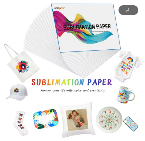 150 feuilles de papier de sublimation compatible Cricut – 8,5 x 11 pouces – Papier transfert de qualité supérieure pour t-shirts et projets DIY