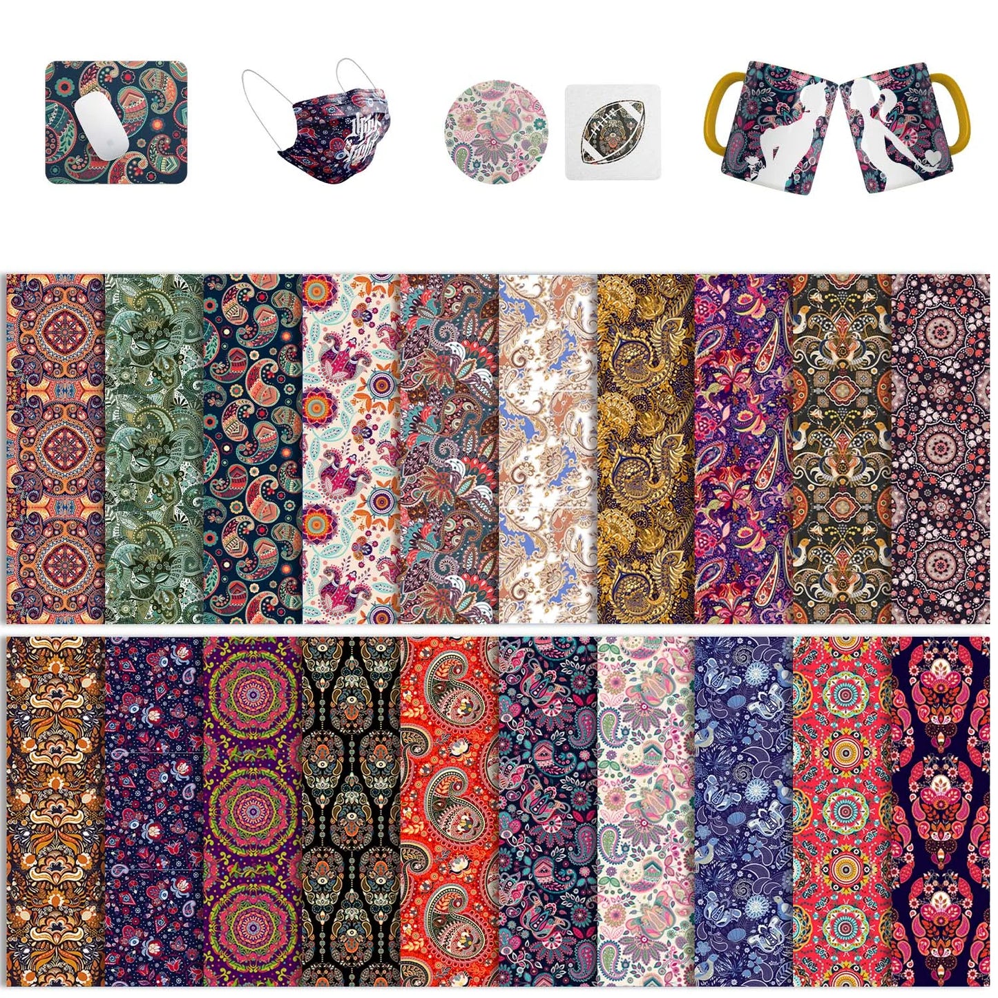 Cricut-kompatibel: Infusible Ink Bundle 20x (30×30 cm) – 33 % Rabatt