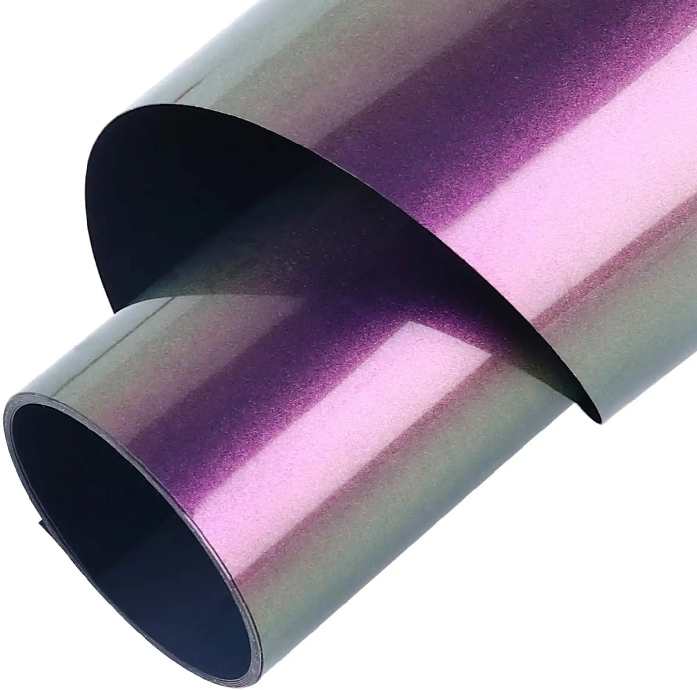 Cricut-kompatibel: 10 Meter Farbwechsel-Chamäleon Flexfolie – 10 Rollen à 30 cm x 100 cm – Chamäleon HTV