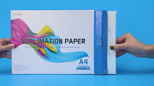 150 Blatt Cricut-kompatibles Sublimationspapier – 21,6 x 27,9 cm – Premium Transferpapier für T-Shirts & DIY-Projekte