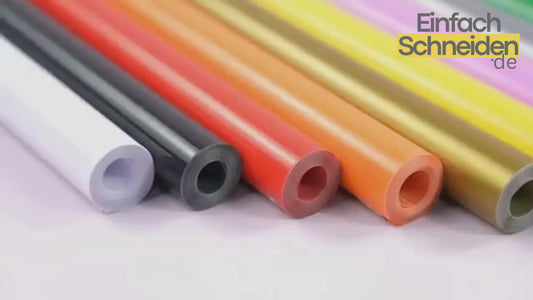 Cricut-kompatibel 12-Stück Plotter Permanent-Vinylrollen – Über 18 Meter mehrfarbiges selbstklebendes Vinyl-Set (30,5 × 152 cm) für Glas, Tassen, Handyhüllen, Deko & Geschenke