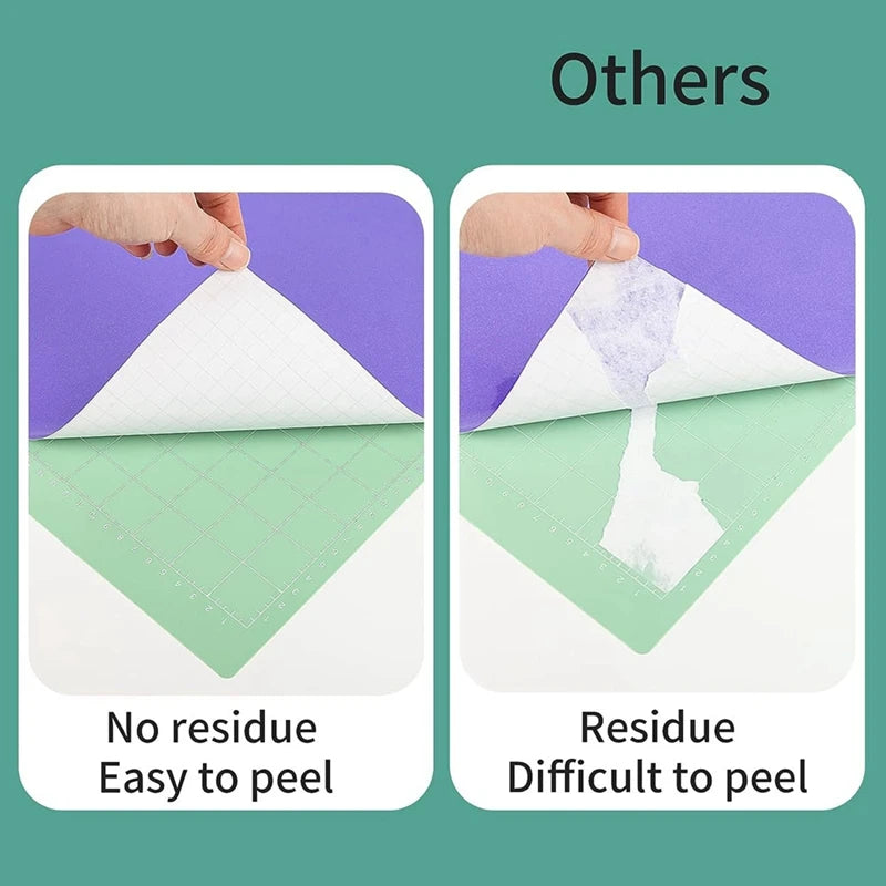8 Piece Cutting Mats For Cricut As Shown PVC Variety Cutting Mats 12X12 Inch Cutting Mats For Explore Air Series & Accessories