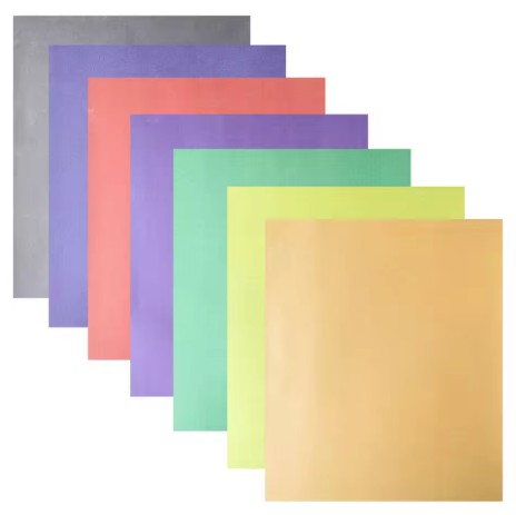 Cricut-kompatibel – 7er-Set Infusible Ink Transferbögen | 25,4 x 30,5 cm Sublimationspapier für Tassen, T-Shirts & Taschen