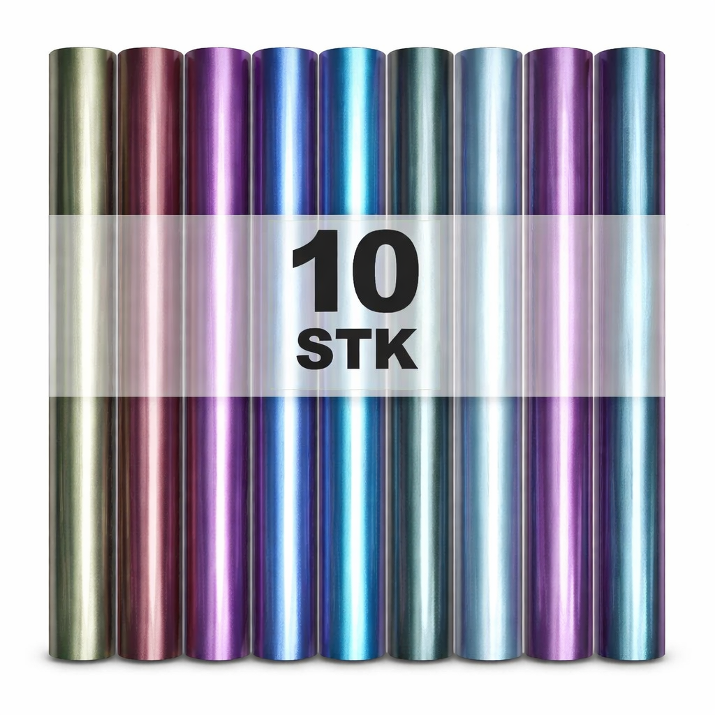 Set di 28 rotoli di vinile HTV – Pellicola termoadesiva in PU compatibile con Cricut 30,5 x 20 cm per stiratura su tessuti