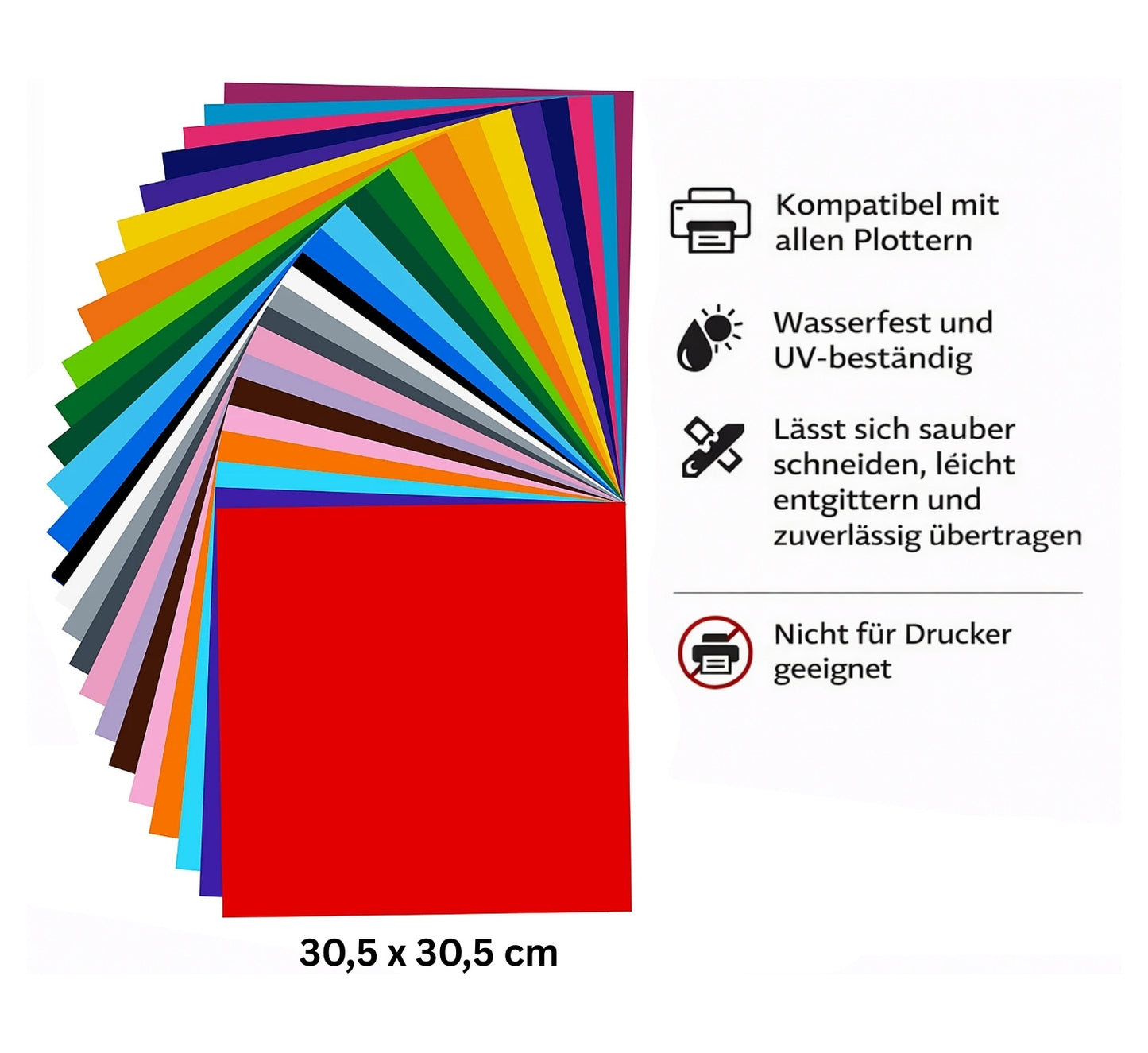 Set di 28 rotoli di vinile HTV – Pellicola termoadesiva in PU compatibile con Cricut 30,5 x 20 cm per stiratura su tessuti