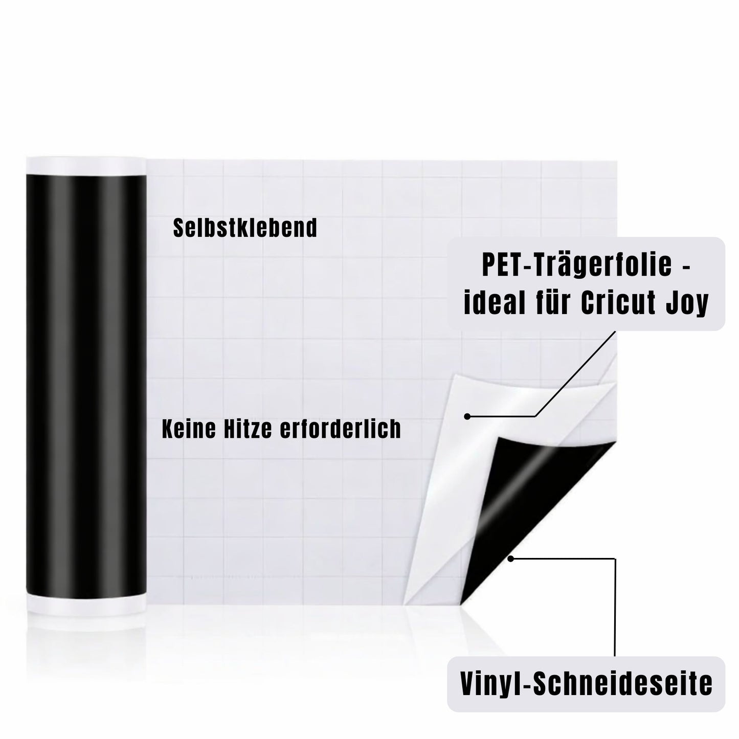 Cricut-kompatibel Plotter Smart Permanent Vinyl Folien für Cricut Joy 14 × 30,5 cm – 36er Set