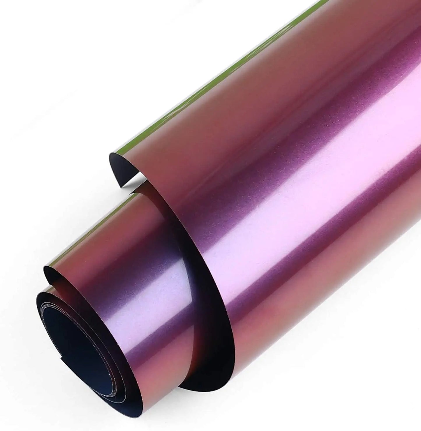 Cricut-kompatibel: 10 Meter Farbwechsel-Chamäleon Flexfolie – 10 Rollen à 30 cm x 100 cm – Chamäleon HTV