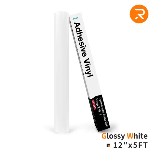 Compatible Cricut – Lot de 10 rouleaux de vinyle adhésif permanent (30 x 152 cm) – Film autocollant pour mugs, vitres et autres