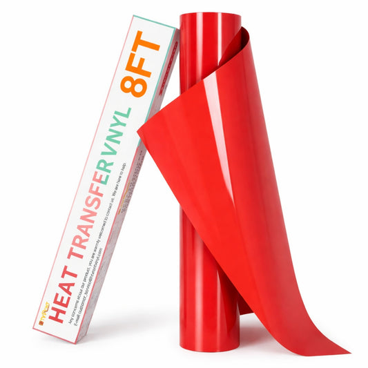 Set di 28 rotoli di vinile HTV – Pellicola termoadesiva in PU compatibile con Cricut 30,5 x 20 cm per stiratura su tessuti