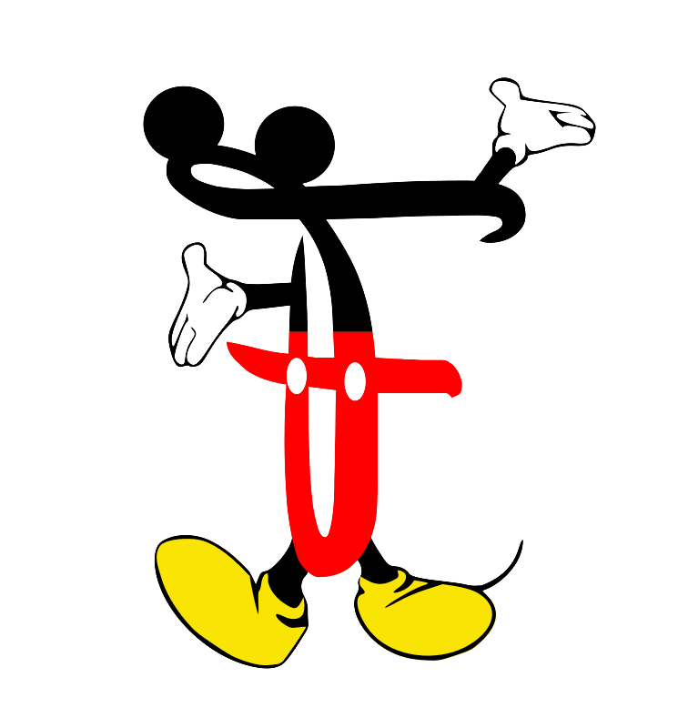 einfachschneiden.de cricut schriftarten Micky Mouse f