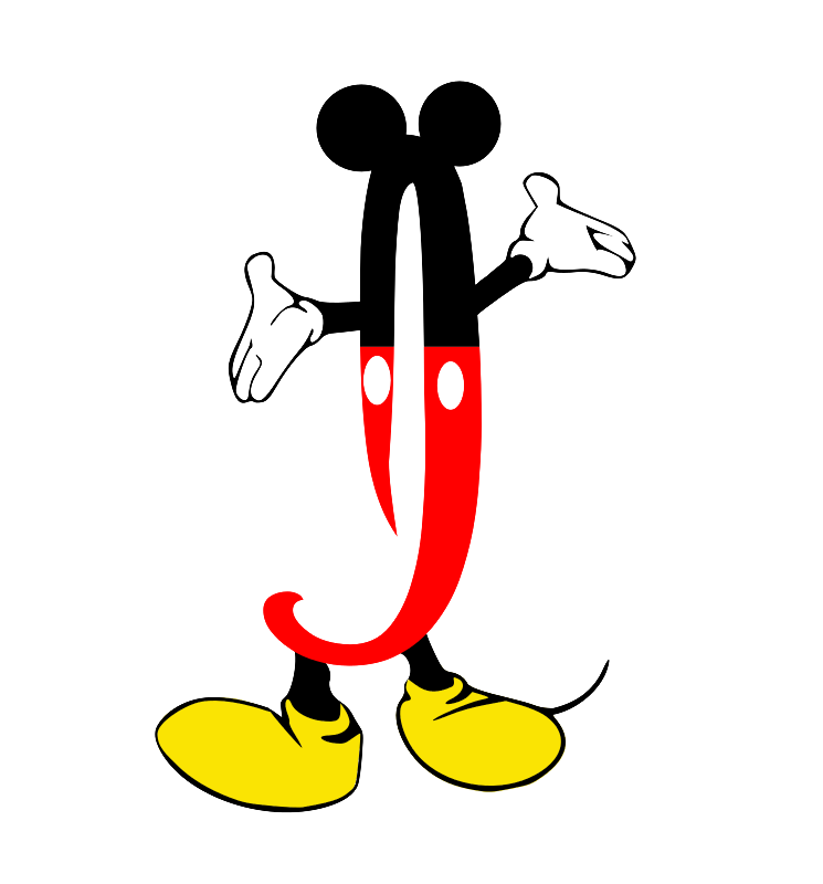einfachschneiden.de cricut schriftarten Micky Mouse i