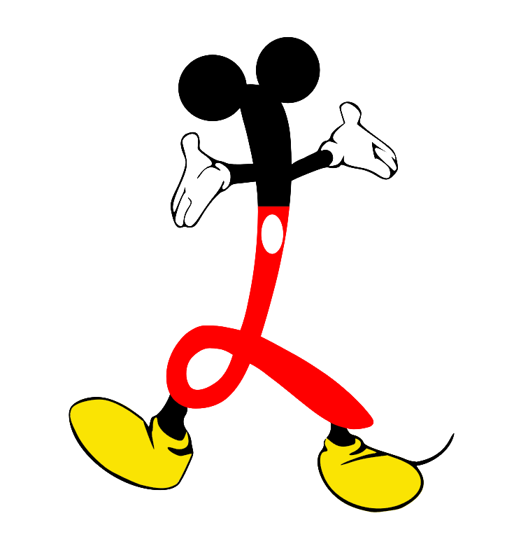 einfachschneiden.de cricut schriftarten Micky Mouse l