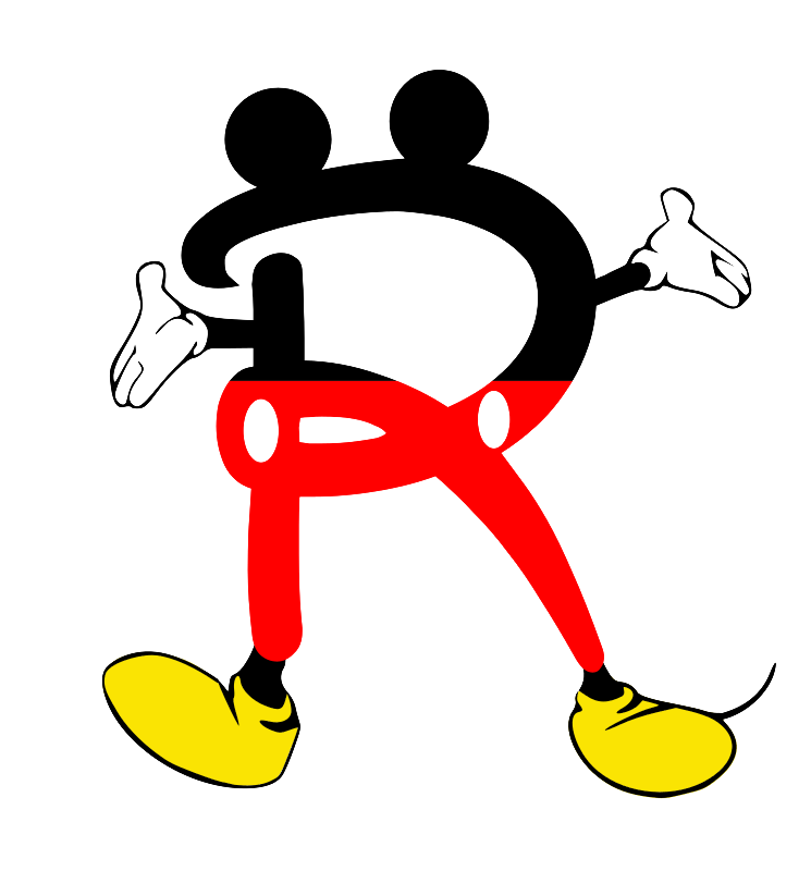 einfachschneiden.de cricut schriftarten Micky Mouse r