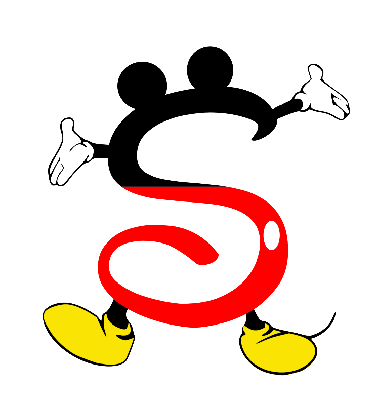 einfachschneiden.de cricut schriftarten Micky Mouse s