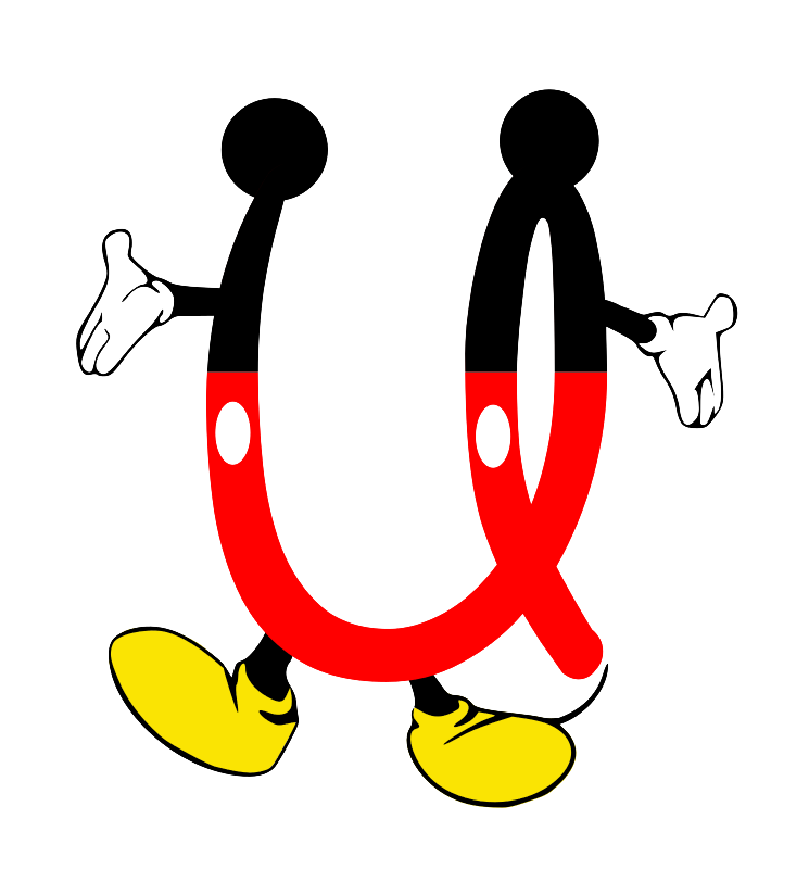 einfachschneiden.de cricut schriftarten Micky Mouse u