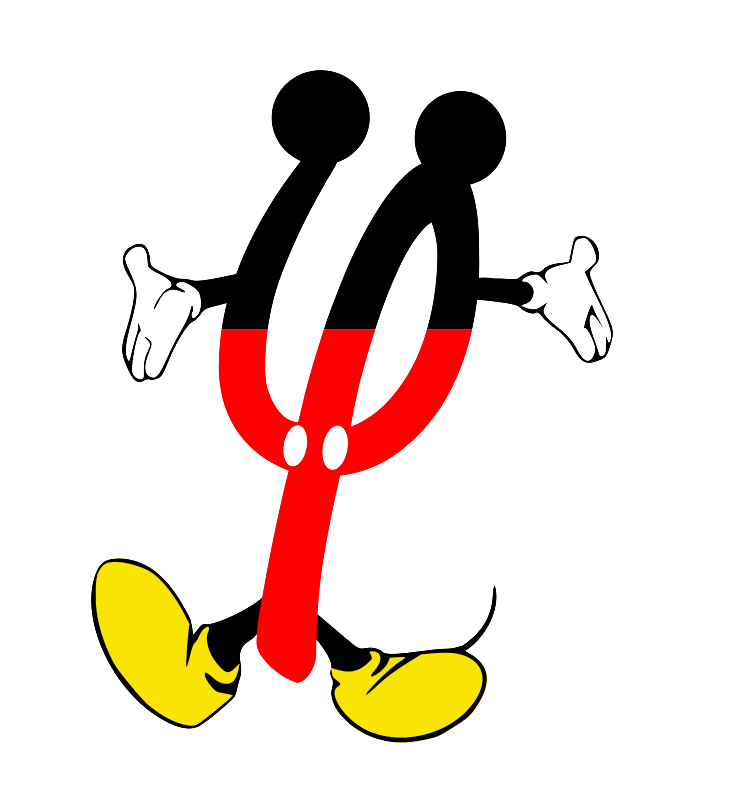 einfachschneiden.de cricut schriftarten Micky Mouse y