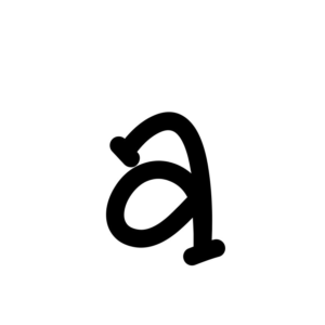 Nursery Playtime Monogramm Schriftart – Niedliches handgeschriebenes Alphabet mit Grossbuchstaben, Kleinbuchstaben, Zahlen und Satzzeichen | Cricut-kompatibel