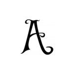 Police Monogramme Craft Girl Magic – Alphabet décoratif élégant style script | compatible Cricut