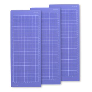 Cricut-compatible tapis de découpe pour Cricut Joy 11,4 × 30,5 cm – lot de 3 Strong Grip (violet)
