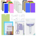 76PC Accessories Bundle for Cricut Joy Crafting Starter Kit, with Adhesive Vinyl, HTV,Card Kit,Weeding Tools for Cricut Projects
