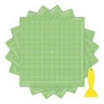5Pcs Cutting Mats For Cricut-12X12inch Green Standard Grip Cutting Mats For Cricut Explore Air 2/ Maker 2/3 Accessories