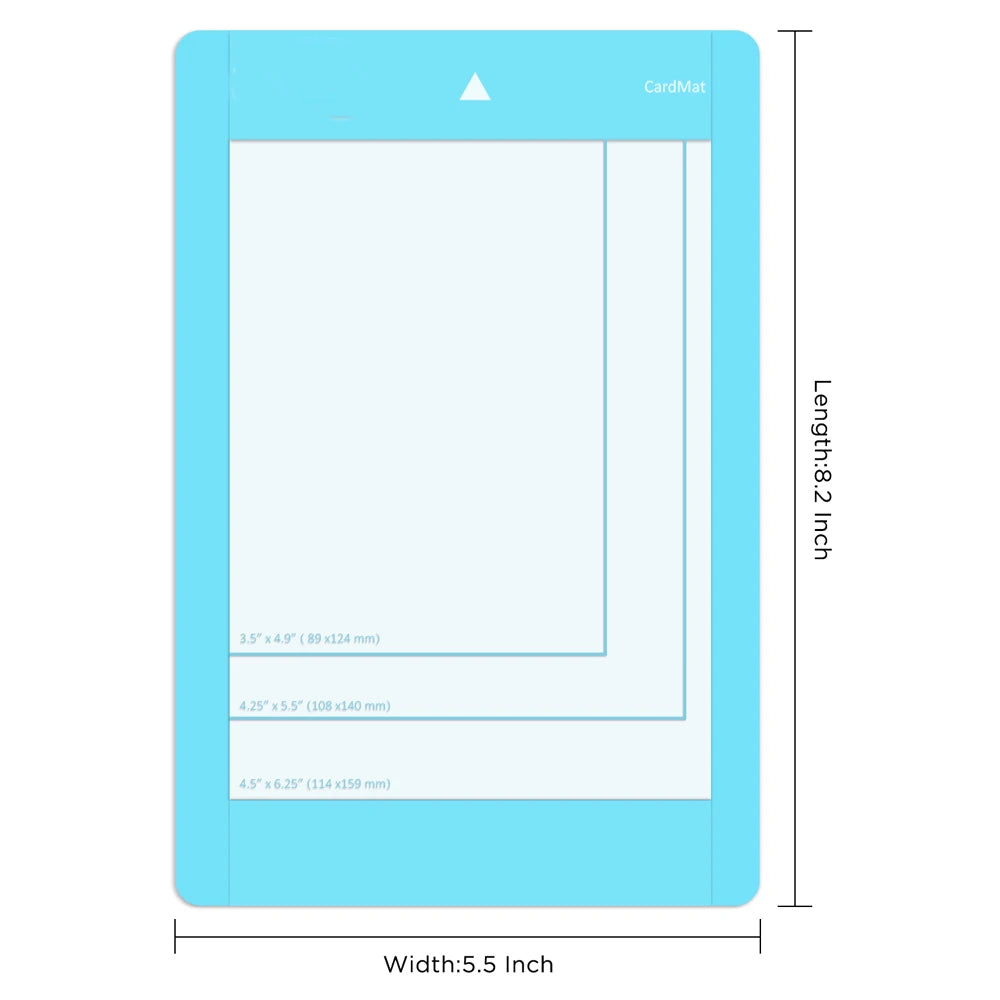 Card Mat (4.5x6.25 inch), Adhesive Durable Craft Sticky Cutting Mat for Insert Cards, Replacement Accessories for Cricut Joy – Bild 2