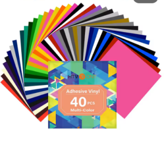 40-teiliges Premium-Permanentvinyl-Set – 30,5 x 30,5 cm (12x12 Zoll) – Selbstklebende Folien für Cricut & DIY-Projekte
