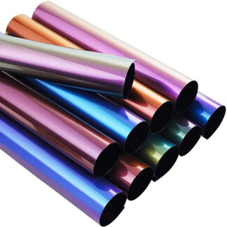 Silhouette compatible – Films pour plotter HTV caméléon – 10 rouleaux de 30 × 100 cm (10 mètres) – Set de film flex à changement de couleur