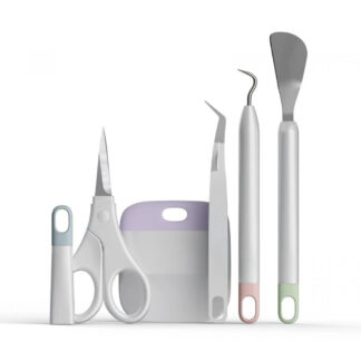 Silhouette compatible – Set d’outils pour plotter 5 pièces – Set d’échenillage pour vinyle, HTV et travaux créatifs précis