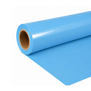 Cricut-kompatible PU HTV Plotter Bügelfolie Hellblau 30,5 x 300 cm