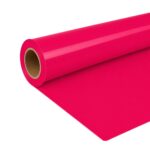 Cricut-kompatible PU HTV Plotter Bügelfolie in fluoreszierendem Pink 30,5 x 300 cm