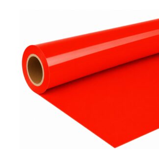 Cricut-kompatible fluoreszierend orange PU HTV Plotter Bügelfolie 30,5 x 300 cm