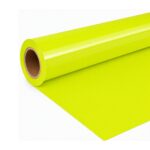 Cricut-kompatible Fluoreszierend Gelbe PU HTV Plotter Bügelfolie 30,5 x 300 cm