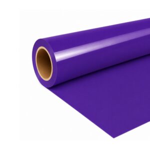 Cricut-kompatible PU HTV Plotter Bügelfolie Lila 30,5 x 300 cm