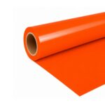 Cricut-kompatible orange PU HTV Plotter Bügelfolie 30,5 x 300 cm