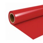 Cricut-kompatible PU HTV Plotter Bügelfolie Rot 30,5 x 300 cm