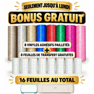 cricut silhouette 8 glitter vinyl rolls